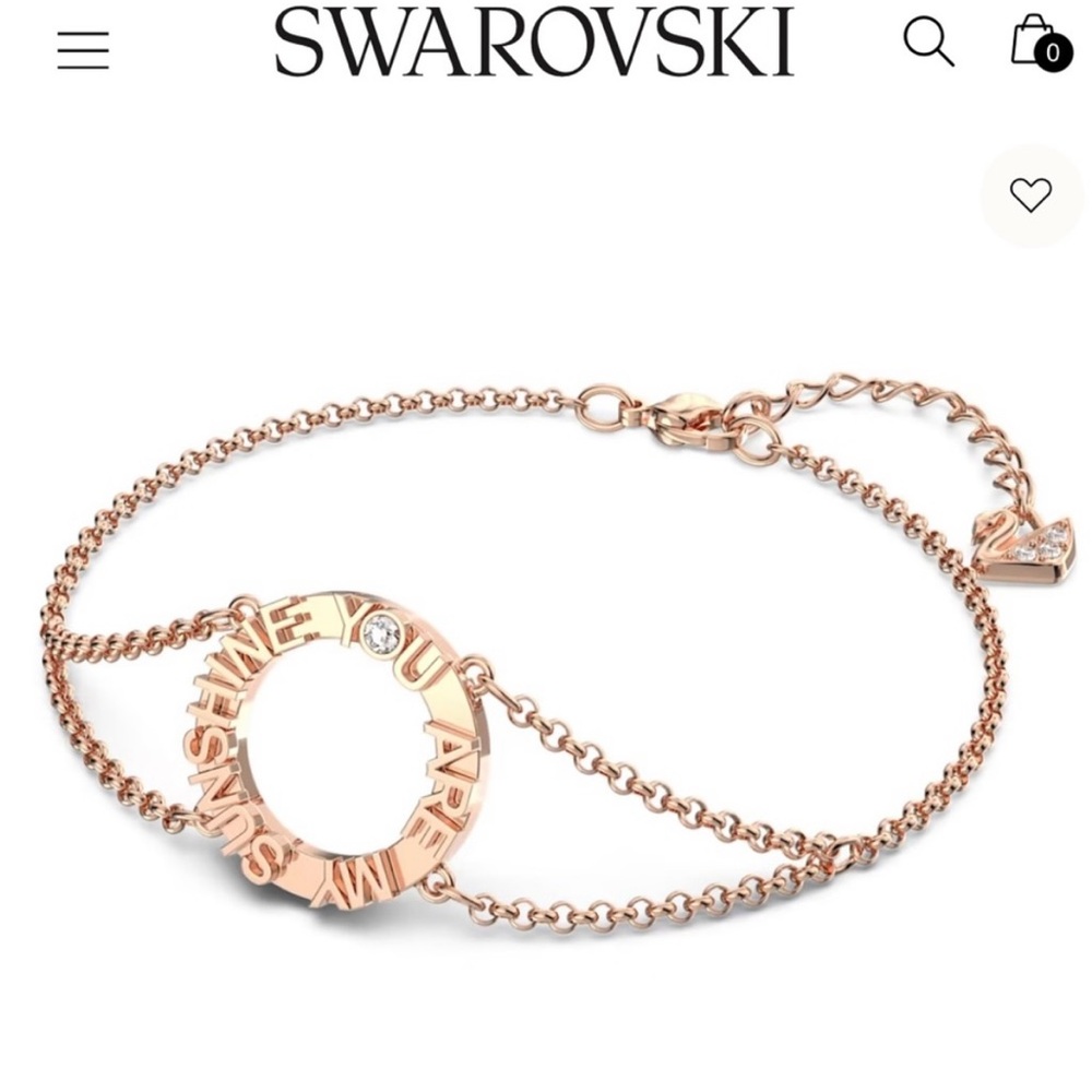 NWT Swarovski Admiration You Are My Sunshine Bracelet